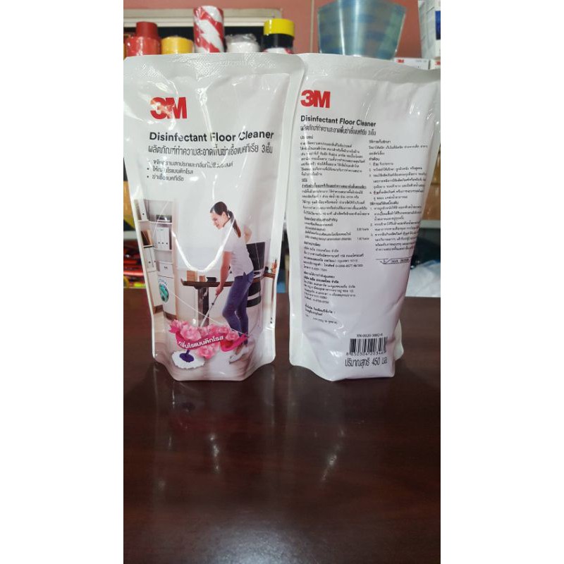 3Mน้ำยาถูพื้นฆ่าเชื้อแบคทีเรีย ชนิดเติม450ml