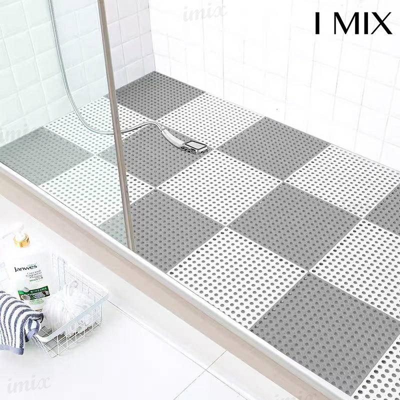 I MIX พรมกันลื่นลายวงกลม H630 พรม พรมเช็ดเท้า พรมห้องน้ำ พรมปูพื้นห้องน้ำ แผ่นกันลื่น ที่รองพื้นในห้องครัว แผ่นรองพื้น