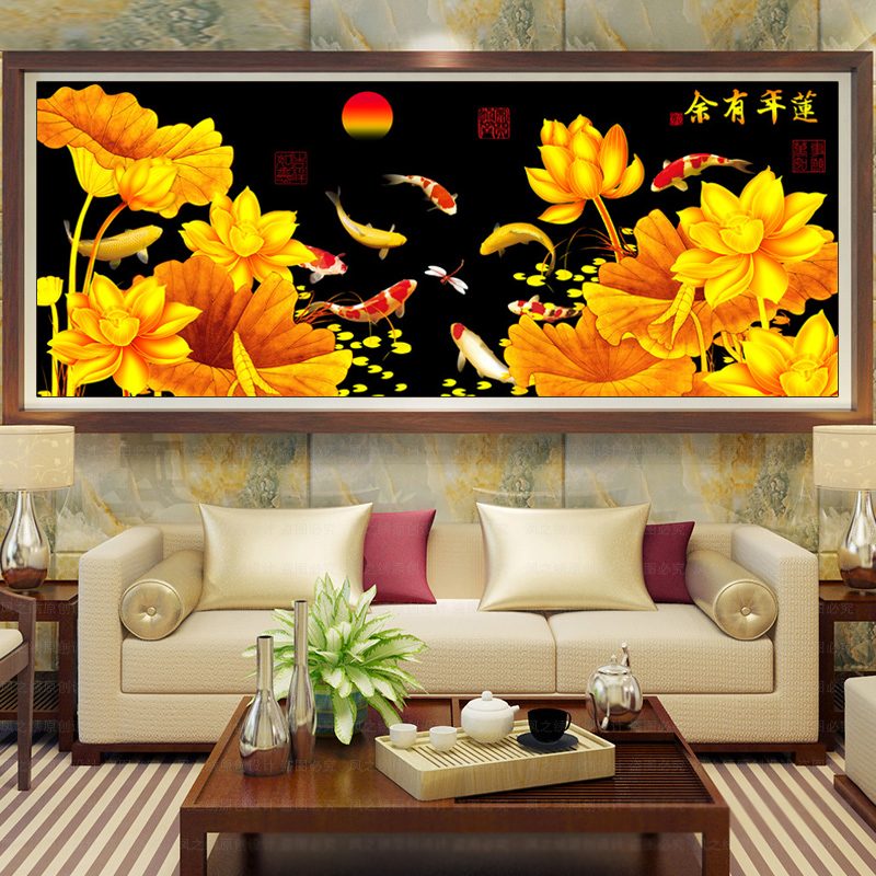 เจ้าแม่กวนอิม ครอสติสคริสตัล Diamond painting โมเสก ภาพติดเพชร งานฝีมือทำที่บ้าน DIY