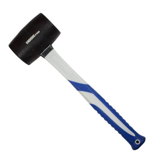 GIANT KINGKONG PRO ค้อนยางด้ามไฟ รุ่น KKP25502 ขนาด เบอร์ 16 ออนซ์ สีน้ำเงิน - เทา