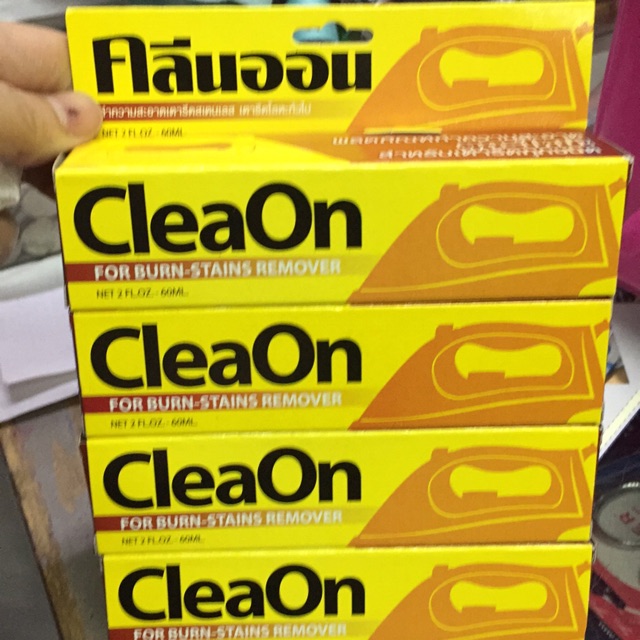 Cleaon Cleanon(คลีนออน)ผลิตภัณฑ์ทำความสะอาดสำหรับเตารี่ทุกชนิด. สูตรใหม่