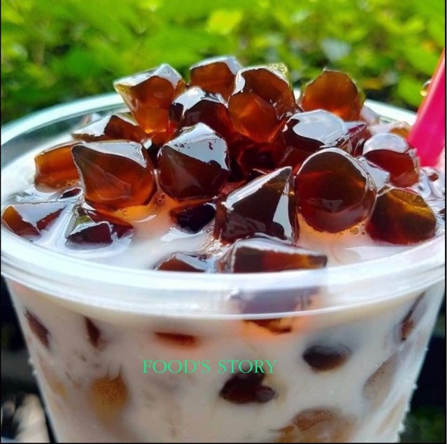 อยู่บ้านก็ได้กินแบบฟินๆ😁 พร้อมส่ง ไข่มุกบุกเพชรบราวน์ซููการ์ Fruit Tiger รุ่นเดียวกับที่เสริฟบนเครื่องแอร์เอเชีย