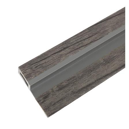ตัวจบขอบ PVC CROBERN 25x240x6 มม. สี GRAY-OAK สวยงาม ทนทาน