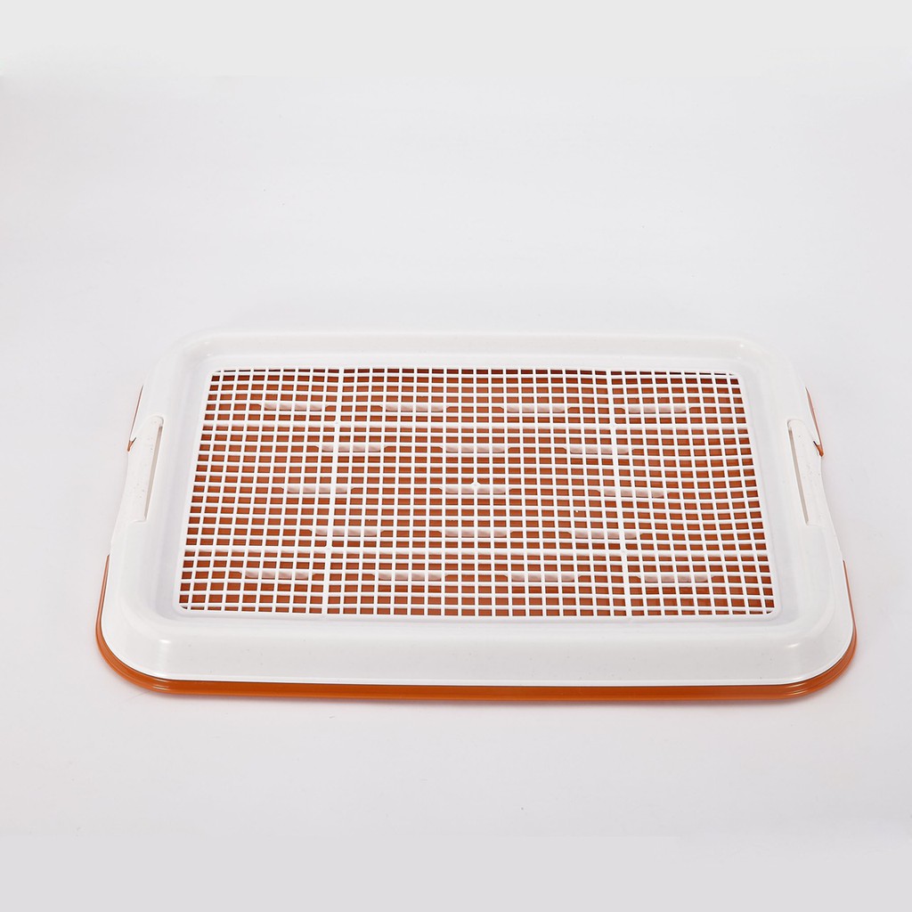 Boqi Factory ห้องน้ำสุนัข แผ่นรองฉี่สุนัข ถาดรองฉี่สุนัข ถาดรองฉี่สุนัข 2 ชั้น CF-T1