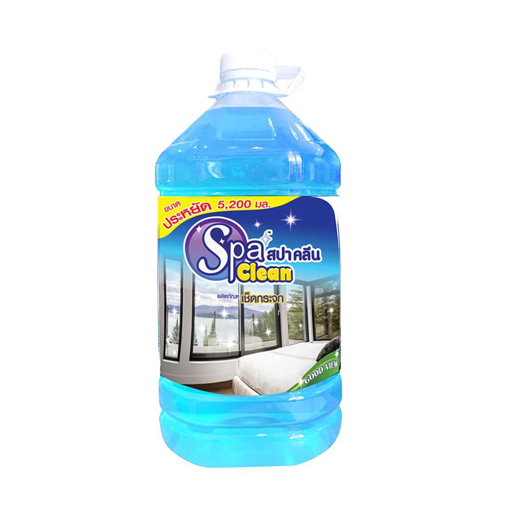 น้ำยาทำความสะอาดกระจก SPA CLEAN 5.2 ลิตร น้ำยาทำความสะอาดกระจก