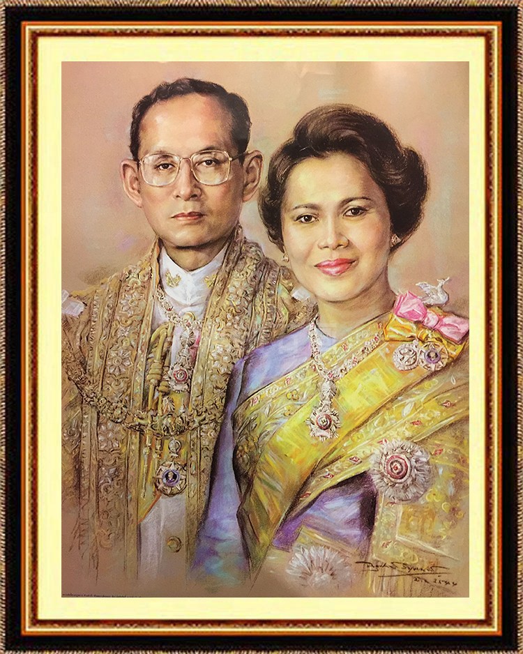 พระเจ้าอยู่หัว พระราชินี ในรัชกาลที่9 ครอสติสคริสตัล Diamond painting โมเสก ภาพติดเพชร งานฝีมือทำที่บ้าน DIY