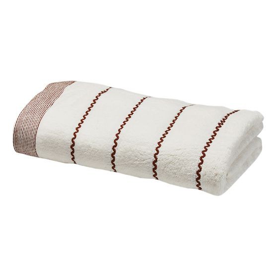 KASSA HOME ผ้าเช็ดตัว รุ่น LC714A-BE ขนาด 27 x 54 นิ้ว สีเบจ Cotton 100% อย่างดีที่คัดสรรมาเป็นพิเศษ