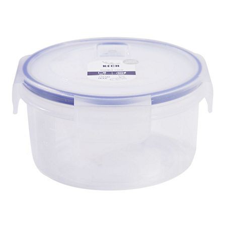 กล่องอาหารกลม 0.7 ลิตร KECHxDOUBLE LOCK No.9132 เก็บอาหารโดยไม่มีกลิ่นออกมารบกวน