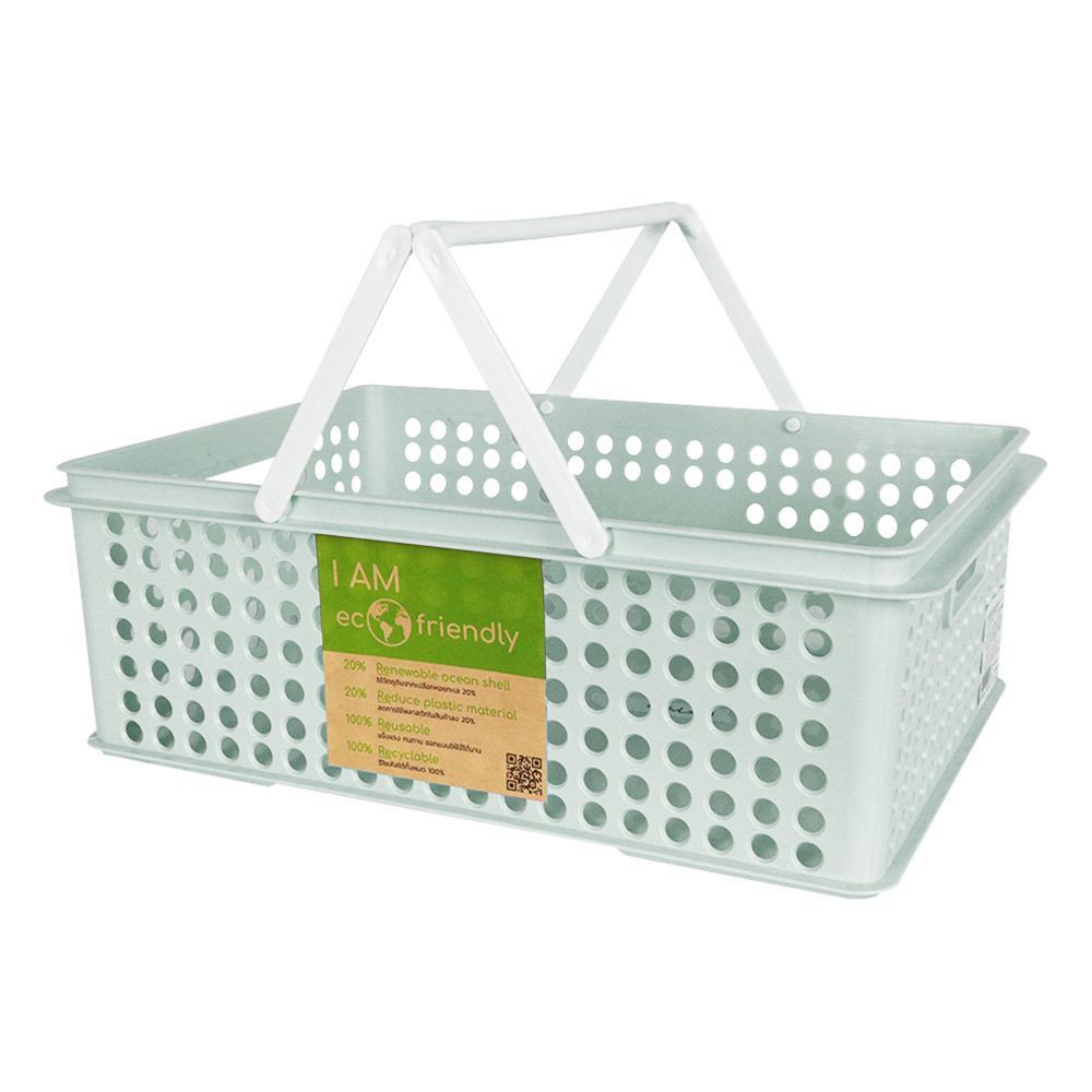 กล่องซ้อนได้ 5080M FRIENDLY สีเขียว