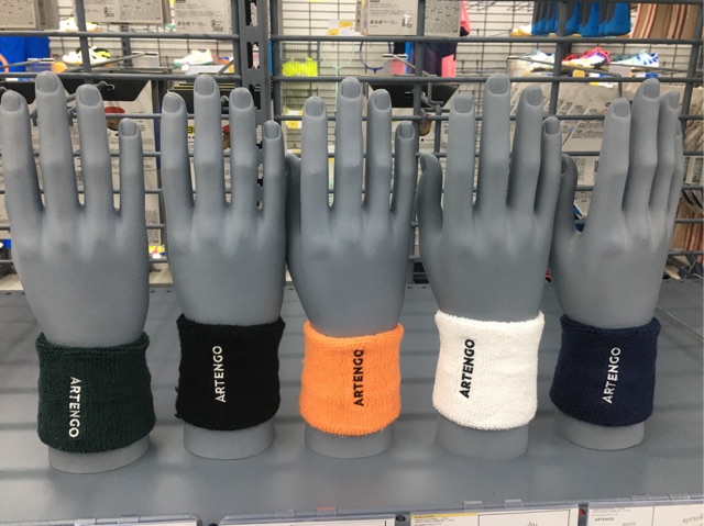 แพคคู่ ปลอกรัดข้อมือสำหรับซับเหงื่อ (แพค2ชิ้น) สุดคูลลล👍👍 Artengo แท้ การออกแบบสวยงาม เรียบหรู