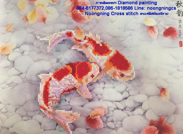 แจกันดอกไม้ ครอสติสคริสตัล Diamond painting โมเสก ภาพติดเพชร งานฝีมือ DIY