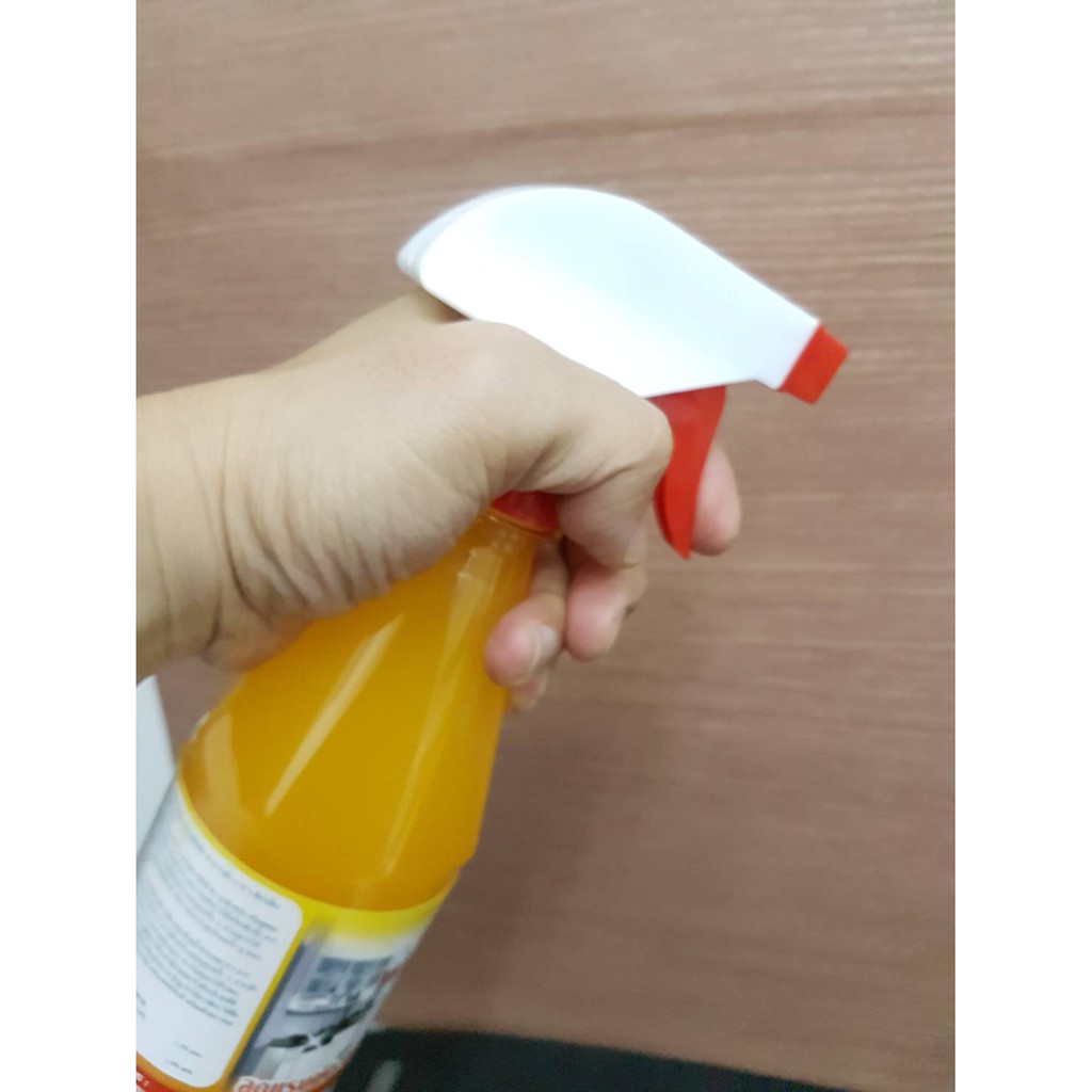 น้ำยาเช็ดครัว โต๊ะ เตา Wizemaid ขจัดคราบมัน ลดแรงขัด ลดรอยขัดบนอุปกรณ์ครัว 440มล.