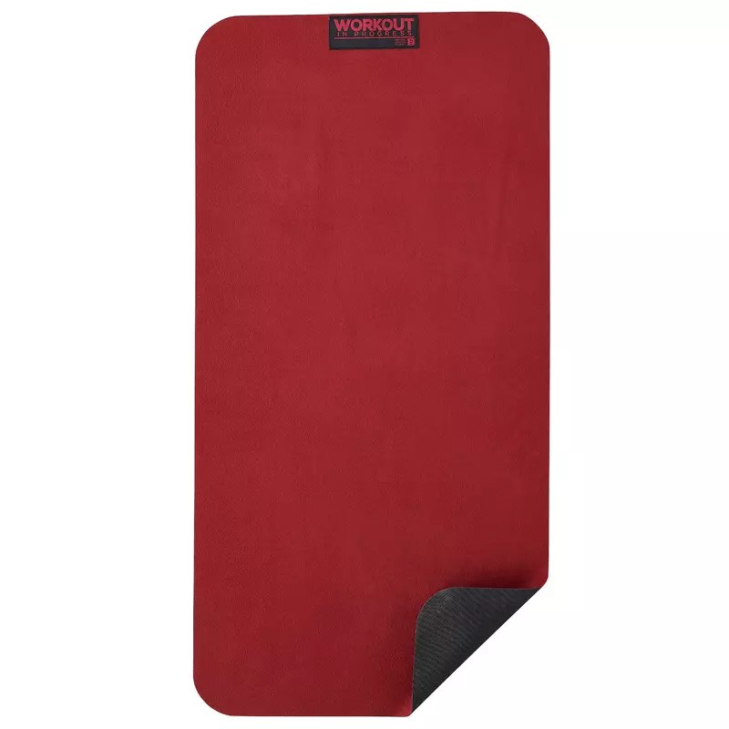 DOMYOS แผ่นปูกันลื่นสำหรับการฝึกเวทเทรนนิ่ง (สีม่วงแดง)