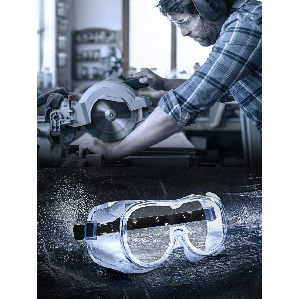 !!สินค้าขายดี!! แว่นตานิรภัย แว่นตาเซฟตี้ แว่นตาป้องกันดวงตา Safety Goggles