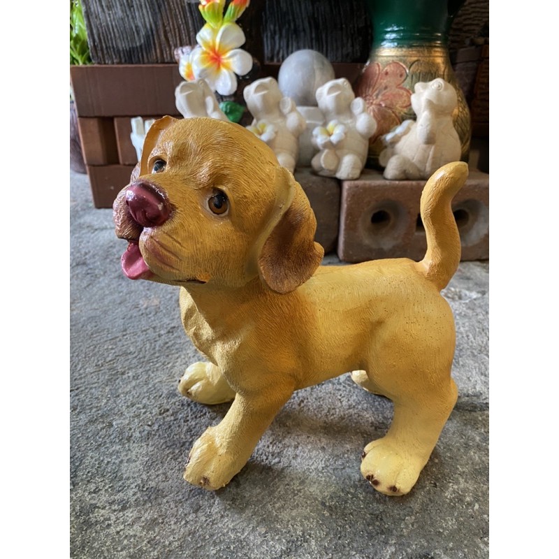 หมาเรซิน หมาตกแต่งสวน ตุ๊กตาแต่งสวน ตุ๊กตาแต่งบ้าน