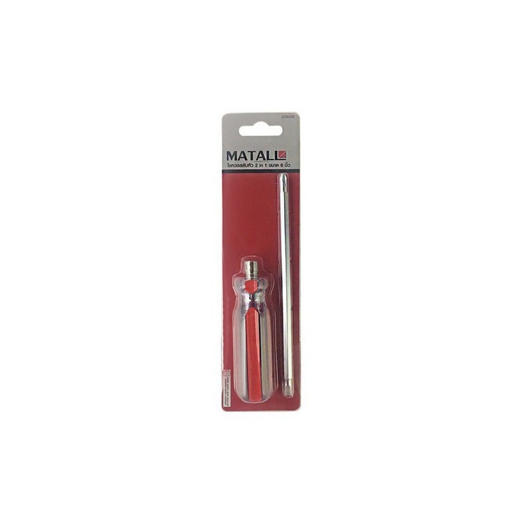 เครื่องมือช่าง ไขควง ไขควงสลับหัว 2 in 1 MATALL 6" | MATALL | 8