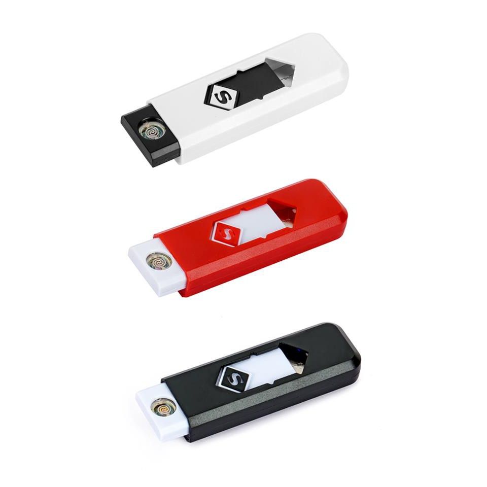 !!สินค้าขายดี!! ไฟแช็คไฟฟ้า USB ไฟแช็คที่จุดไฟ จุดบุหรี่ USB Lighter