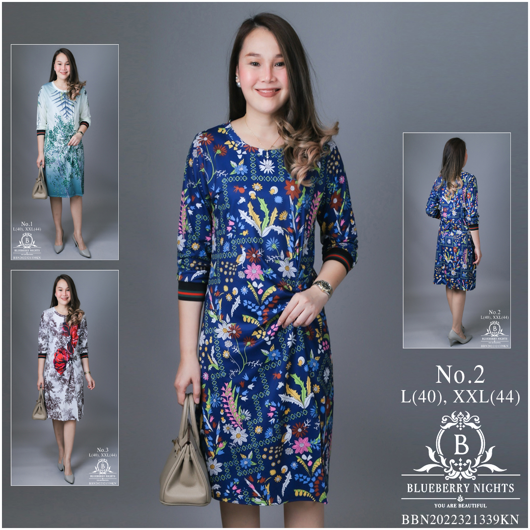 SaLe++14100 เดรสทีเชิ้ตผ้ายืดโพลีเอสเตอร์ผสมเนื้อนุ่มเกรดพรีเมี่ยม ตัดเย็บสวยเนี้ยบสไตล์แบรนด์เนมสุดหรู แพทเทิร์นเสื้อคอกลมแขนยาวปลายแขนยางยืด ช่วงเอวเย็บม้วนเกลียวช่วยอำพรางพุง #ซ่อนพุง ให้ดู #ผอมมีเอว ค่ะ พิมพ์ลายสีคมชัดสวยเป๊ะ ใส่สวยได้ทุกๆโอกาส หรูหรา