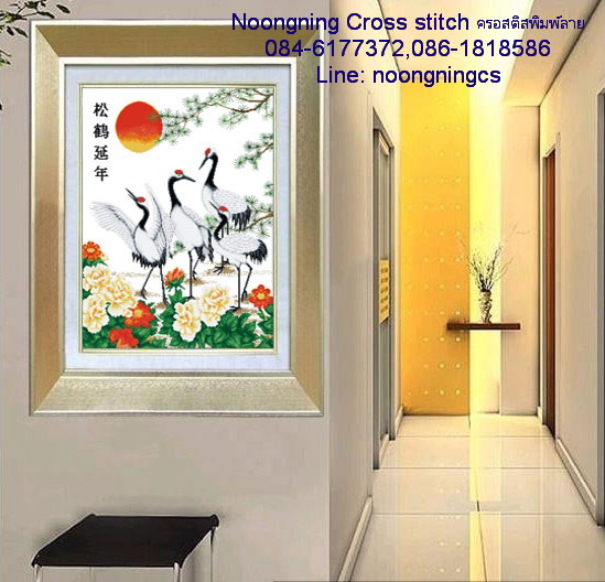 ทักซิโด้ ชุดปักครอสติช พิมพ์ลาย ครอสติสจีน งานฝีมือ DIY