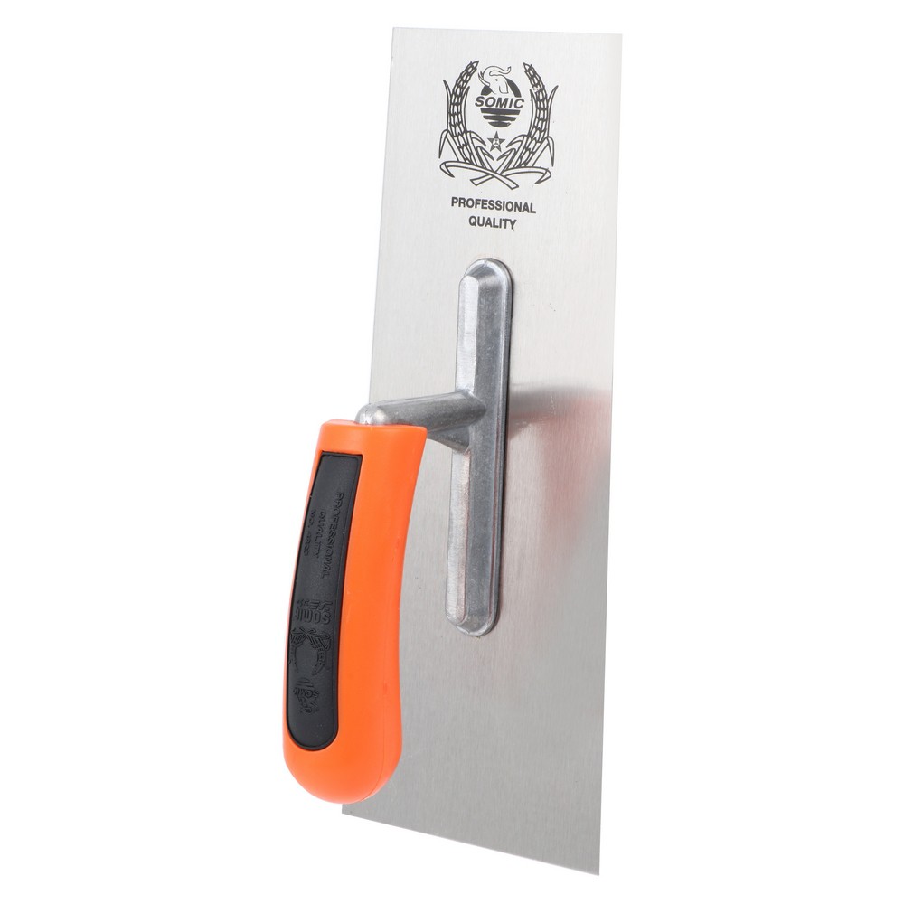เครื่องมือช่าง งานปูน ฉาบปูน เกรียงขัดมัน ด้ามพลาสติก SOMIC 10" 10" PLASTER'S TROWEL SOMIC TROWEL