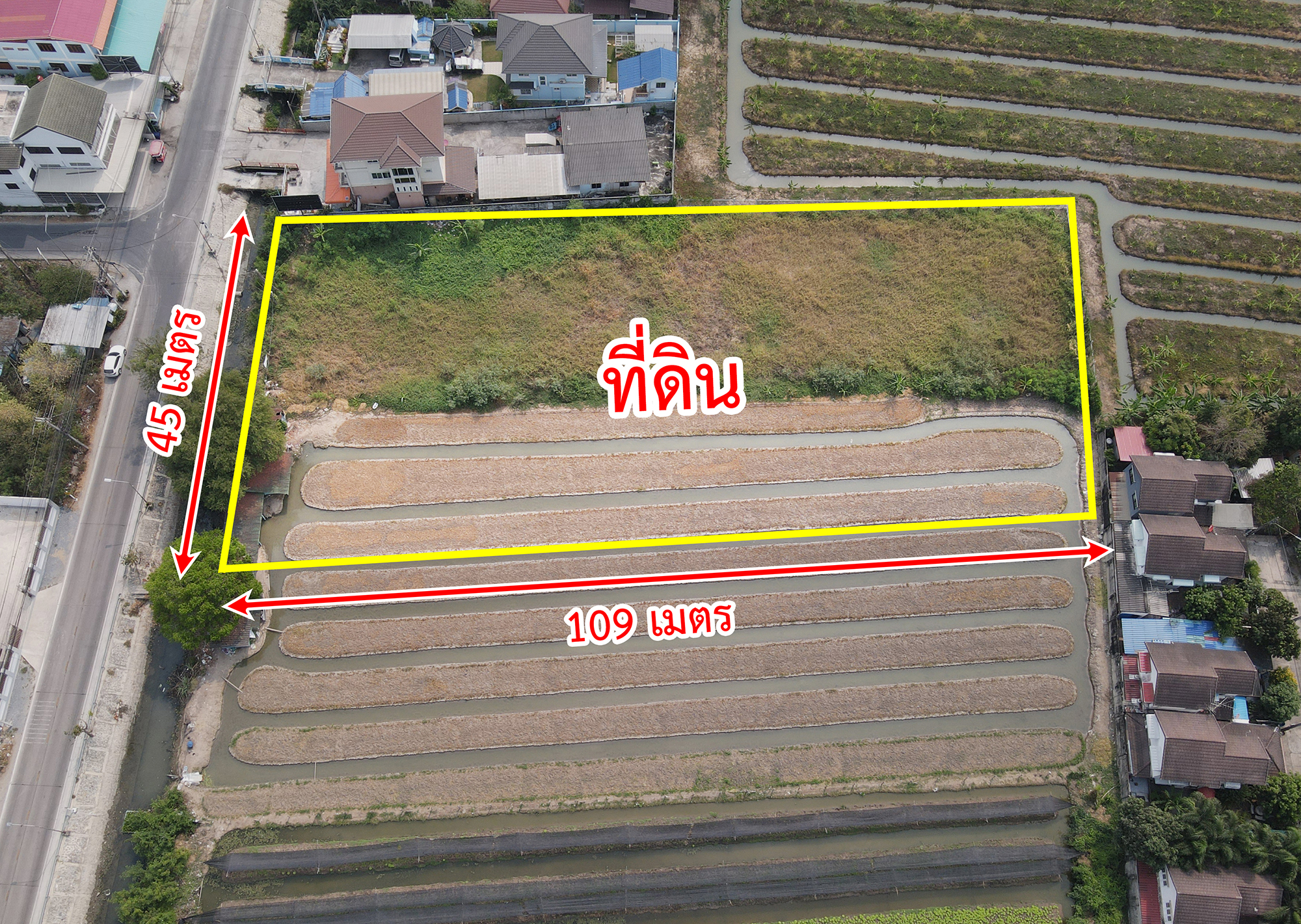 31242-ขายที่ดิน ซอยวัดไพร่ฟ้า ถนนราชพฤกษ์ 346 บางเดื่อ ปทุมธานี