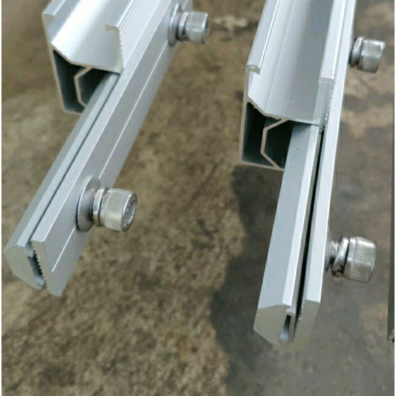 ข้อต่อรางโซล่าเซลล์ Aluminum Solar Rail Splice อุปกรณ์ติดตั้ง Solar Cell