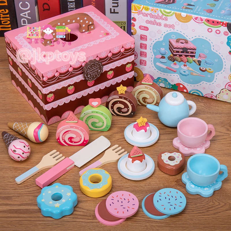 ð§ðĐāļāļļāļāļāļĨāđāļāļāļāļāļĄāļŦāļ§āļēāļ Portable Cake Set ðŦ