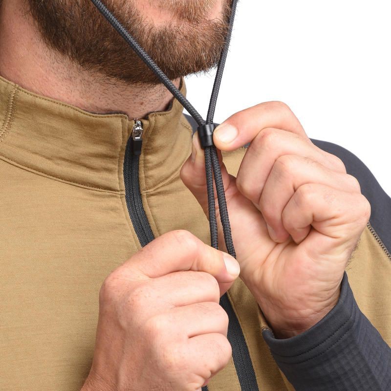 หมวกกันน้ำFORCLAZ สำหรับเดินป่าเทรคกิ้งบนภูเขา Trek 900 สีเทาเข้ม