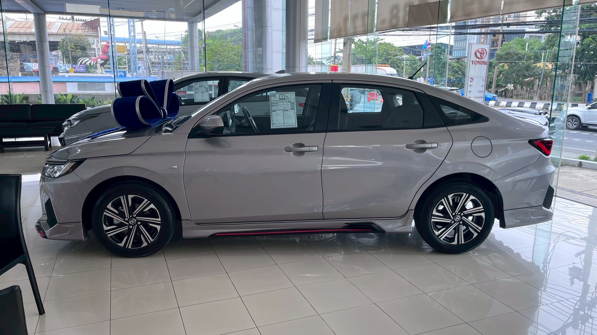 ชุดแต่งรถ-สเกิร์ต-สปอยเลอร์ Toyota New Yaris Ativ 2022 2023 2024