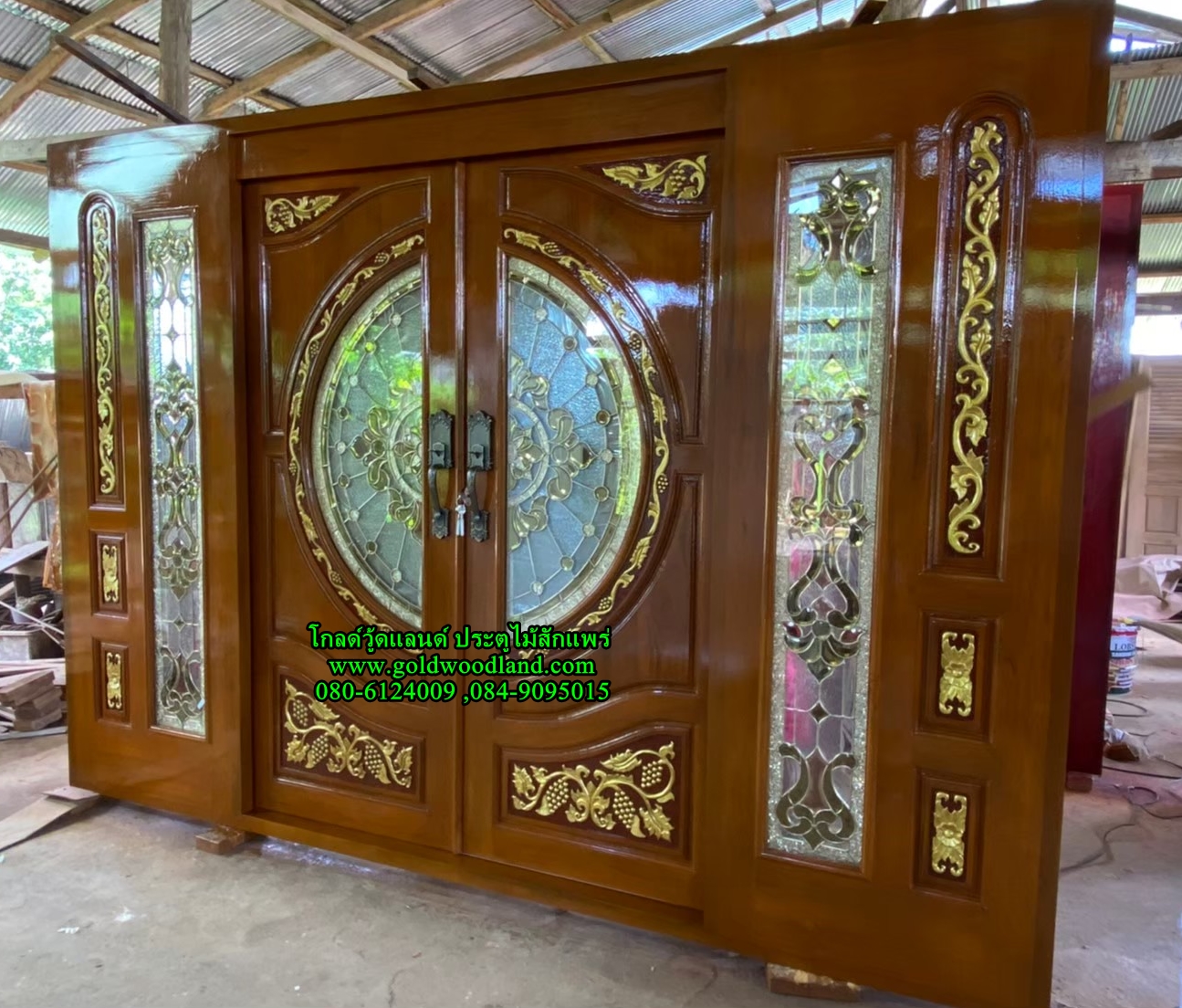 ประตูไม้เลื่อนสําเร็จรูป