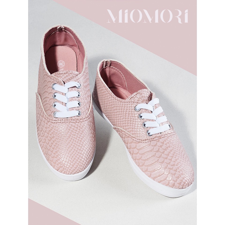 !!สินค้าขายดี!! MIOMORI รองเท้าผ้าใบสำหรับผู้หญิง รองเท้าผ้าใบ รองเท้าแฟชั่น Sneakers