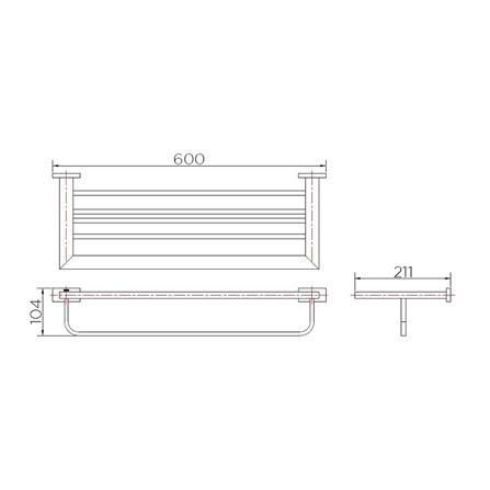 ชั้นวางผ้า KB-01-932-63 ราวตากผ้า ราวแขวนผ้า ราวแขวน ราวแขวนเสื้อผ้า