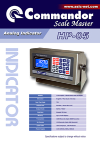 HP-05 Weight Indicator