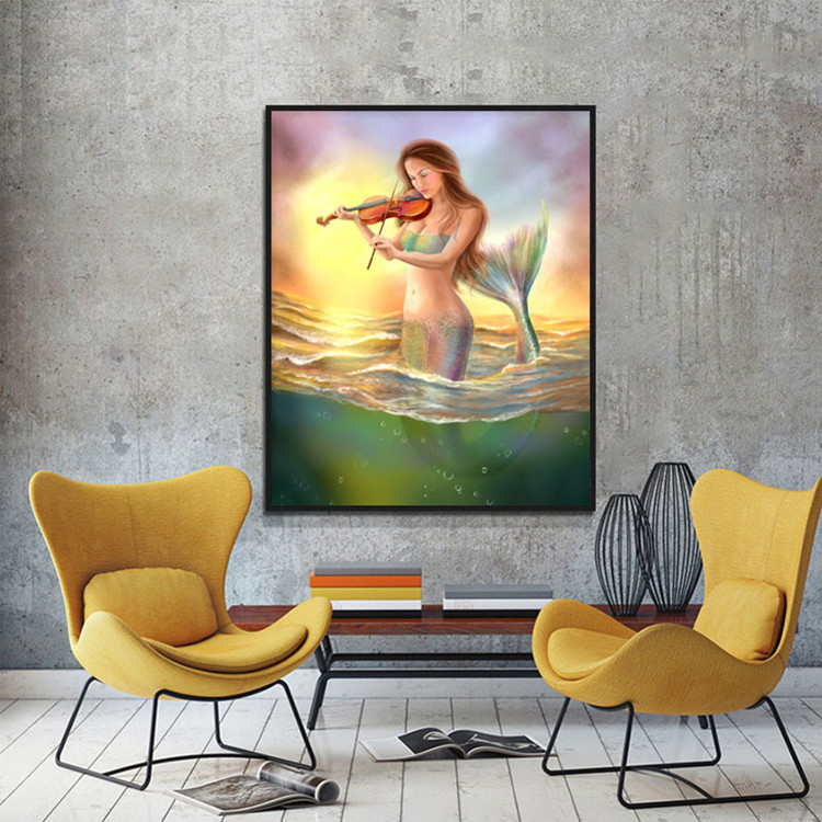 ลูกแมว 6 ตัวครอสติสคริสตัล Diamond painting โมเสก ภาพติดเพชร งานฝีมือ DIY