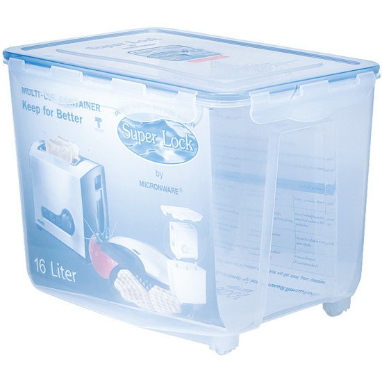 ถังข้าวสารพลาสติกตวง MICRON 6041 10 กก. RICE BIN PLASTIC MEASURE MICRON 6041 10KG