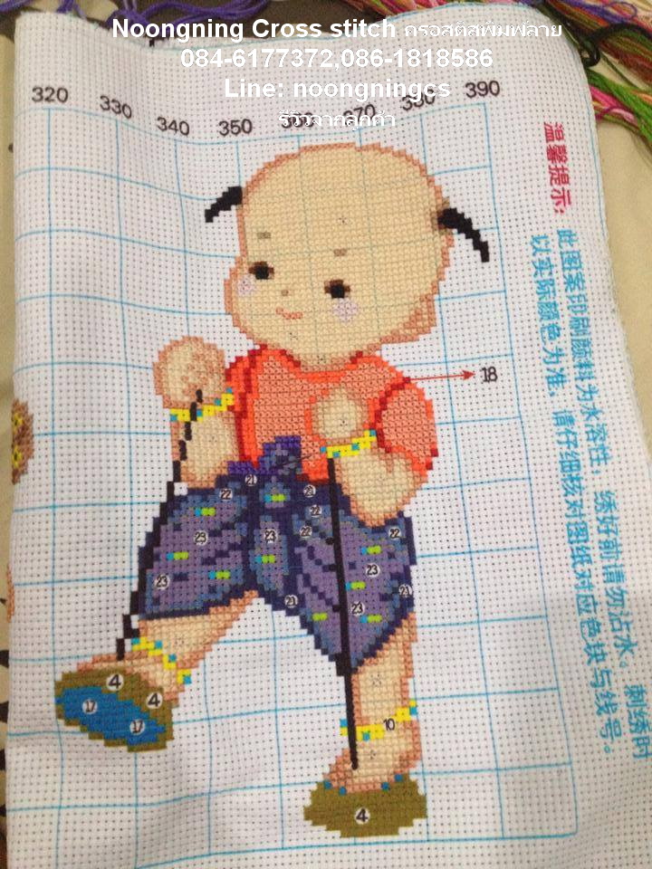 เหยี่ยว ชุดปักครอสติช พิมพ์ลาย ครอสติสจีน งานฝีมือ DIY