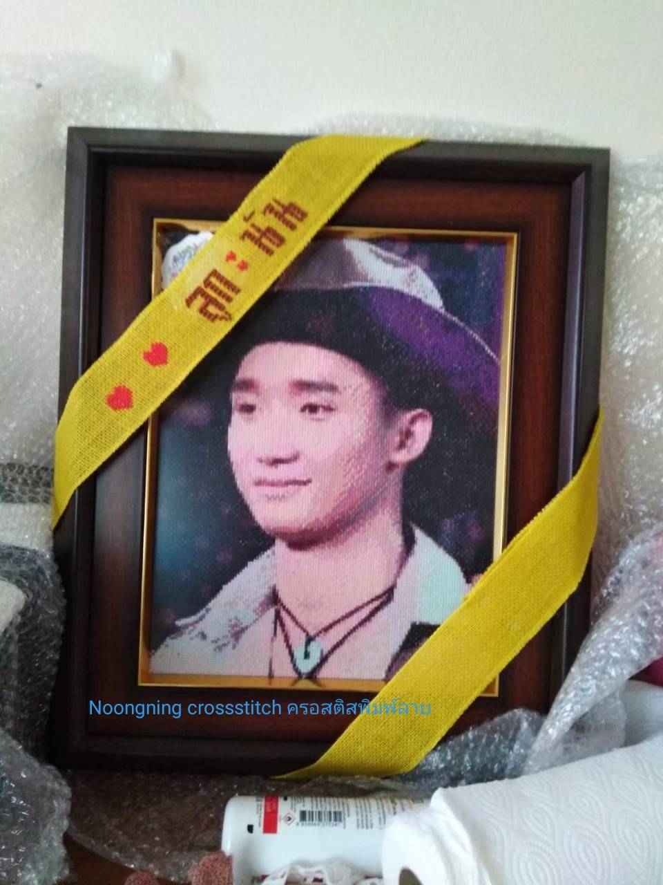 ครอสติส สั่งทํา 50x60ซม รูปตัวเอง ชุดปักครอสติส พิมพ์ลาย ครอสติสจีน งานฝีมือทำที่บ้าน DIY