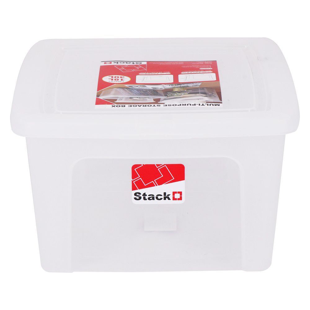 กล่องฝาปิด STACKO CK180 39.5x34x19.9 ซม. สีใส
