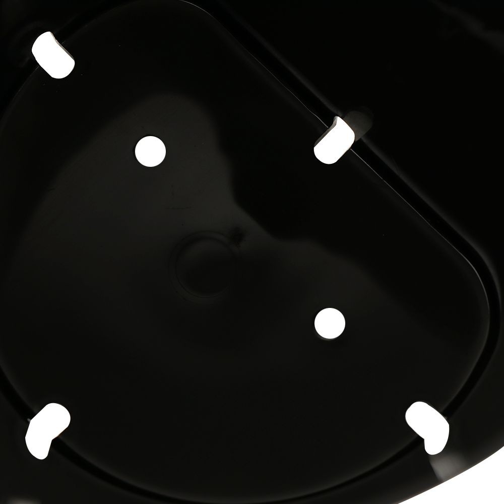 กระถางแขวนพลาสติก SPRING 13 ซม. สีดำ PLANT POT PE SPRING 13CM BLACK