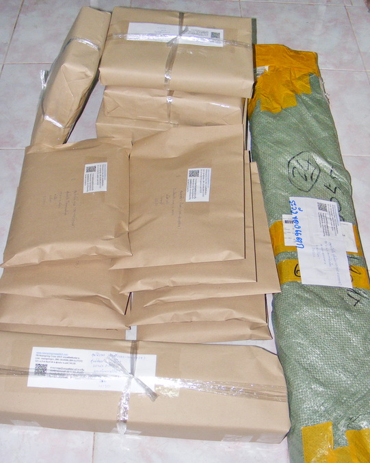 ปลาคู่ ดอกบัว ชุดปักครอสติส พิมพ์ลาย ครอสติสจีน งานฝีมือทำที่บ้าน DIY
