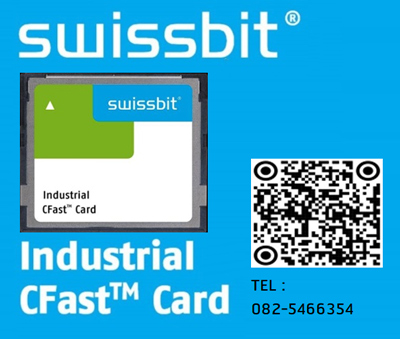 SWISSBIT,Industrial CFAST Card ,64GB, Industrial Grade