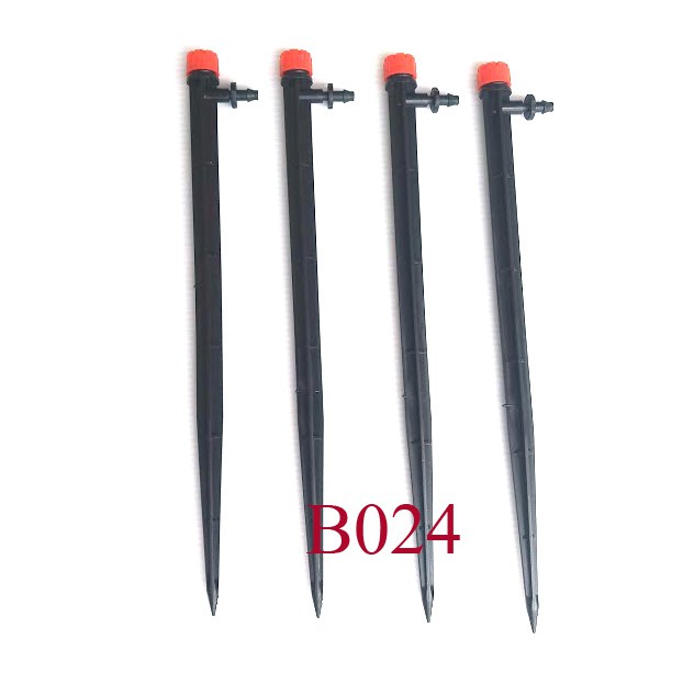 ขาปักรดน้ำต้นไม้ (1แพ็ก4ตัว) หัวส้ม อุปกรณ์แต่งสวน จัดสวน ผักสวนครัว ต่อสายไมโคร 4/7 หรือ 5/7 B024