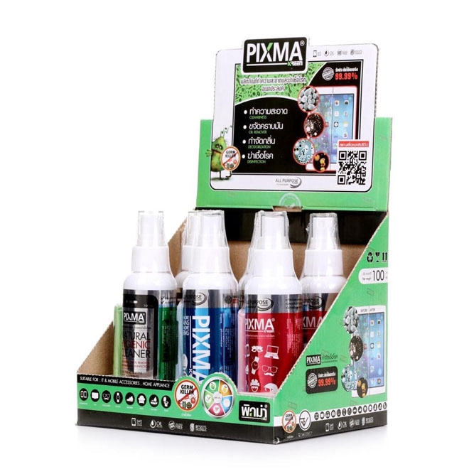 แบบ Box Set : (ฆ่าเชื้อไวรัส) PIXMA KREEN ผลิตภัณฑ์ทำความสะอาดพร้อมฆ่าเชื้อโรค 3 in 1