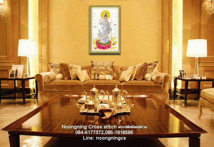 นาฬิกาคู่รัก ชุดปักครอสติช พิมพ์ลาย ครอสติสจีน งานฝีมือ DIY