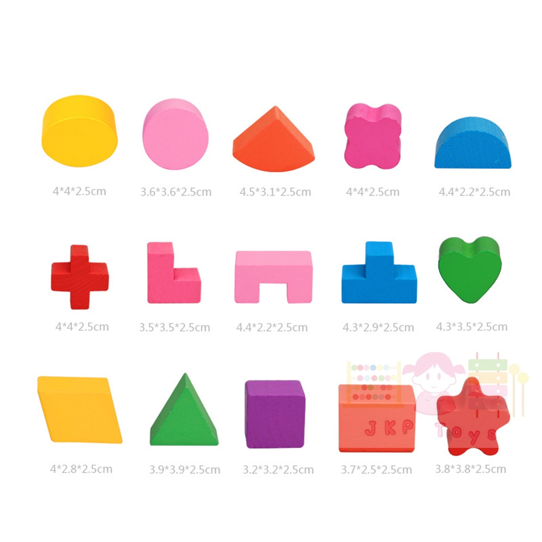 ของเล่นเสริมพัฒนาการ ของเล่นของเล่นไม้ชุดรถลาก กล่องบล็อกหยอดรูปทรง