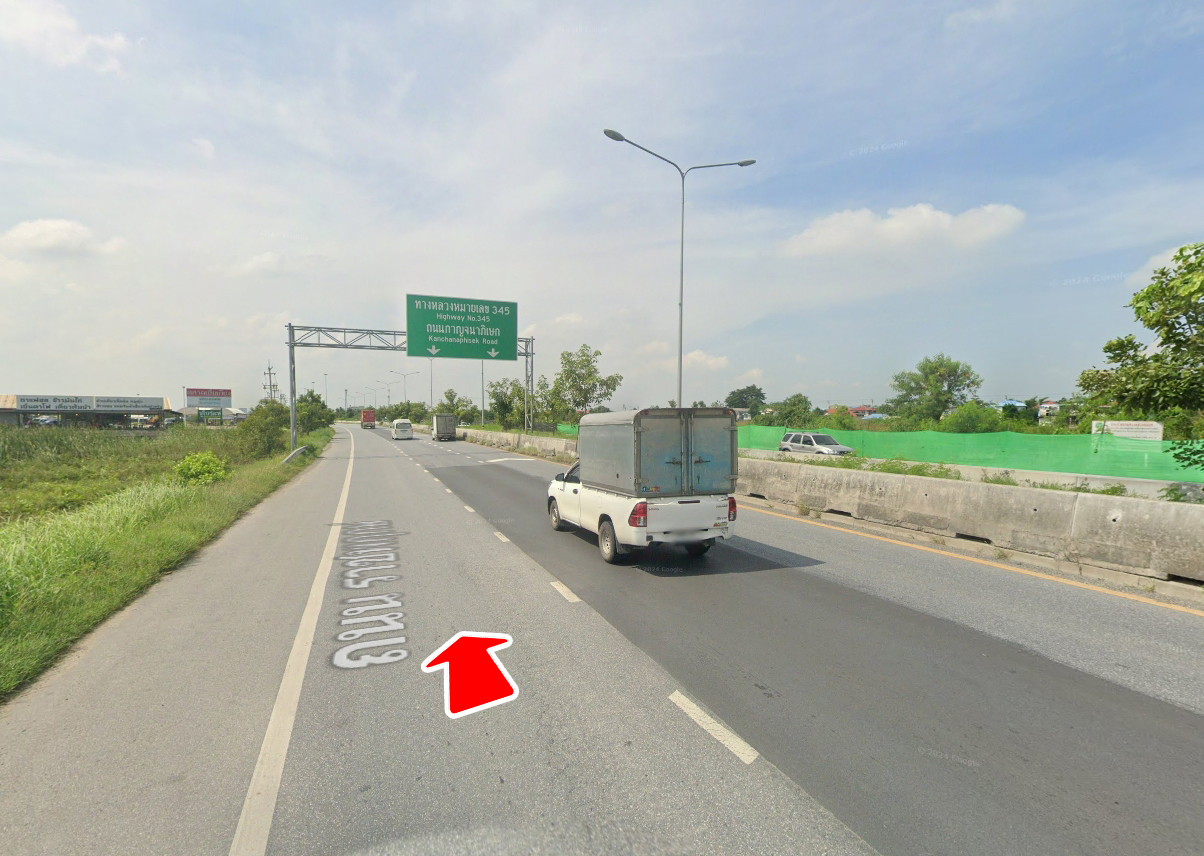 72111-ขายที่ดิน ติดถนนราชพฤกษ์ บางหลวง ปทุมธานี