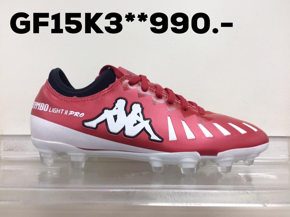 KAPPA รองเท้าฟุตบอลเด็กหุ้มข้อ รหัส GF15K3 สีแดง เบอร์ 35-38