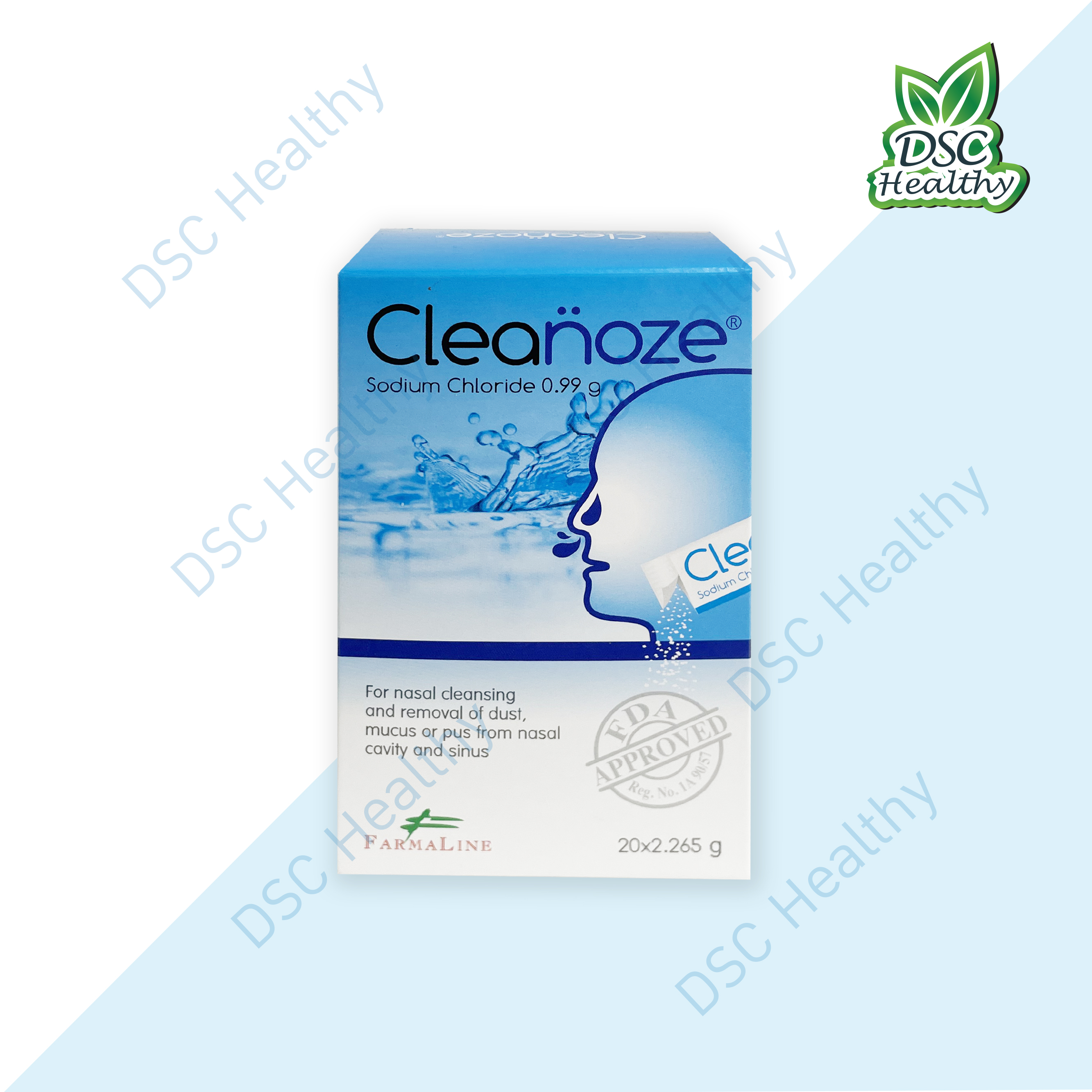 Cleanoze Sodium Chloride 0.99g 20x2.265g
