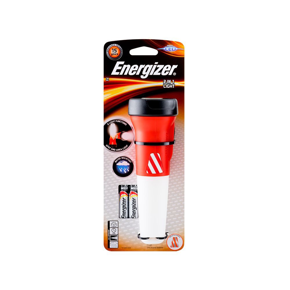ไฟฉาย LED 2IN1 ENERGIZER ESAH21 สีแดง อุปกรณ์ส่องสว่าง
