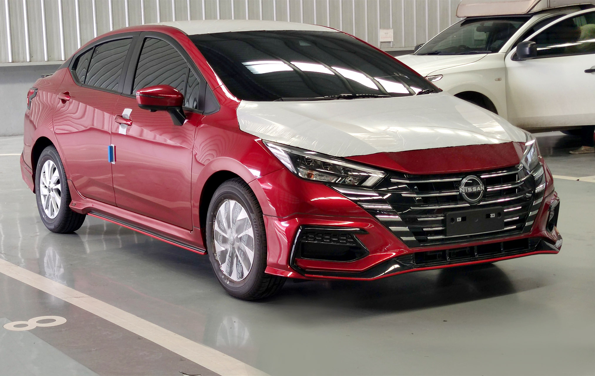 ชุดแต่งรถ สเกิร์ต-สปอยเลอร์ All New Almera 2023 Turbo ทรง SR-Limited By OSR